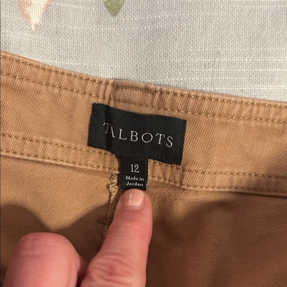 Talbots  Wide-Leg Cargo Chino Pants - Picture 5 of 11
